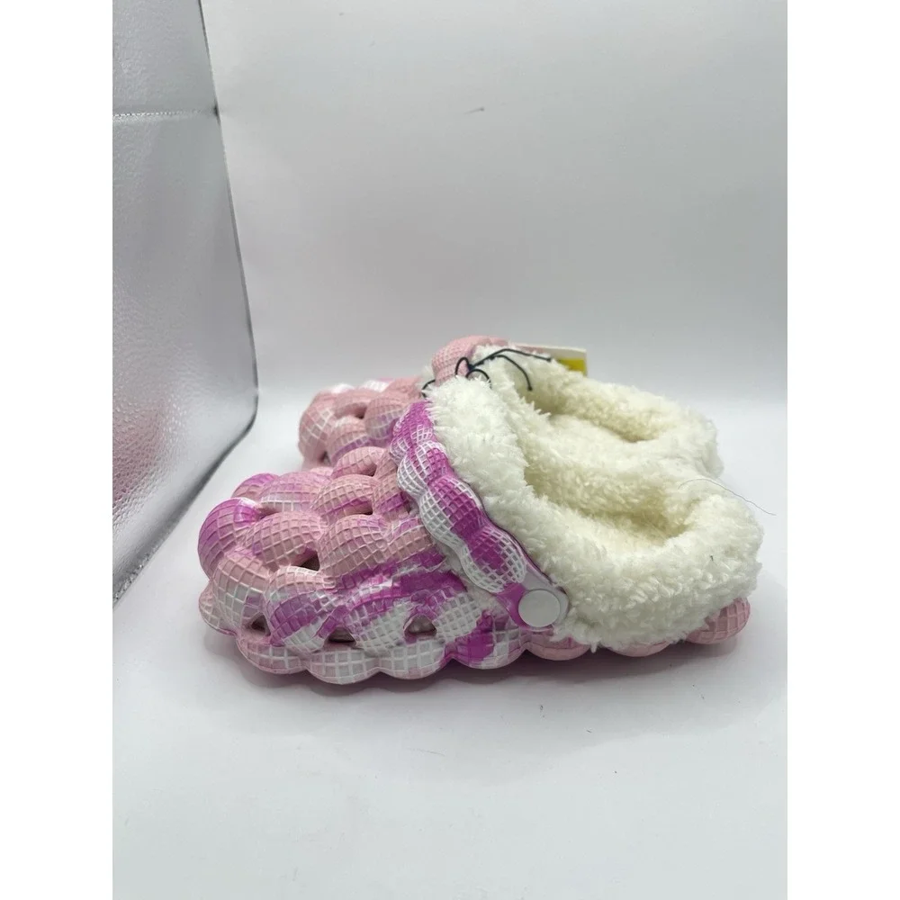 Classic Clog Girls Size 11 Toddler Rose Marble Pink ‎ Slip On Shoe BinC